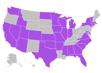 USA Today Bookstore Map