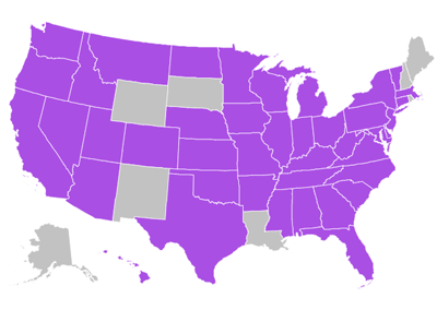 USA Today indie bookstores map